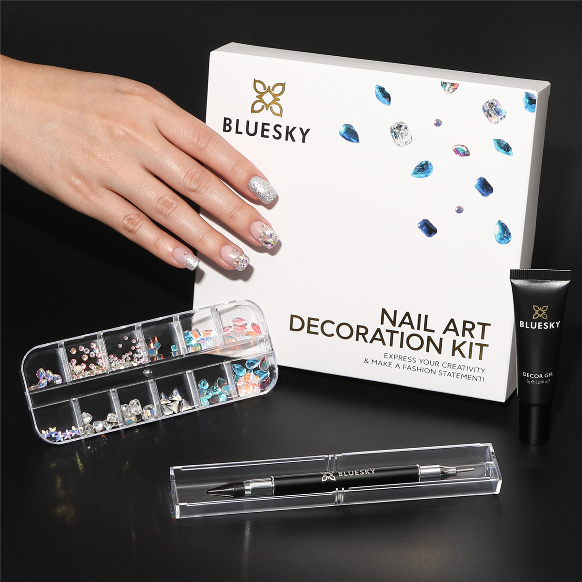 Bluesky Nagelkunst-Magnetstift – Für Cat-Eye-Effekte, 6 Farben, Professionelle Nageldesigns